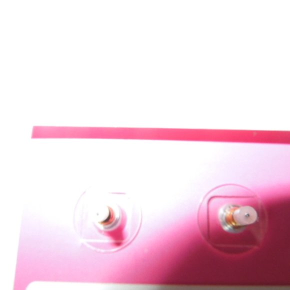 NWT Betsey Johnson Blue Glass Bug Stud Earrings - Picture 2 of 5